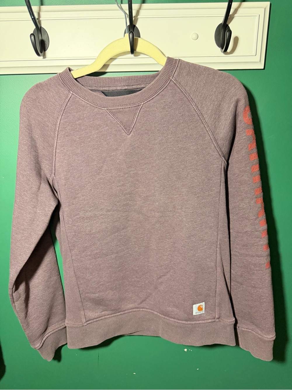 Carhartt Women's Dusty Mauve Crewneck Sweatshirt